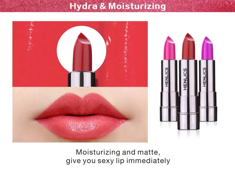 Henlics 12 Colors Retro Moisturizing Rich Creamy Lustre Stain Lipstick (11)