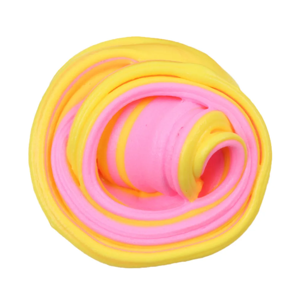 Средний Мини Мягкий красивый цветной облачный слизь мягкое шпатлевка ароматизированный стресс Детский пластилин игрушка для девочек Развивающие игрушки для детей подарок DIY