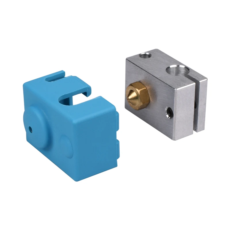 1 قطعة v6 سيليكون الجوارب تناسب فقط إلى الأصل v6 كتلة كتلة سيليكون العزل ل 3d الطابعة reprap سخان أجزاء