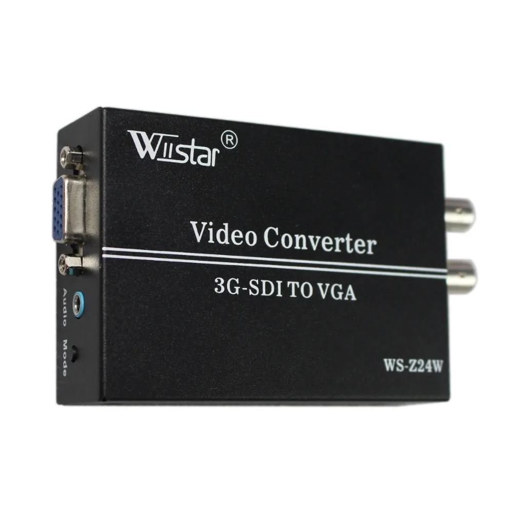 Video Converter Wiistar SDI TO VGA converter 3G SDI to VGA Converter SCALER 1080P For CCTV PC Video