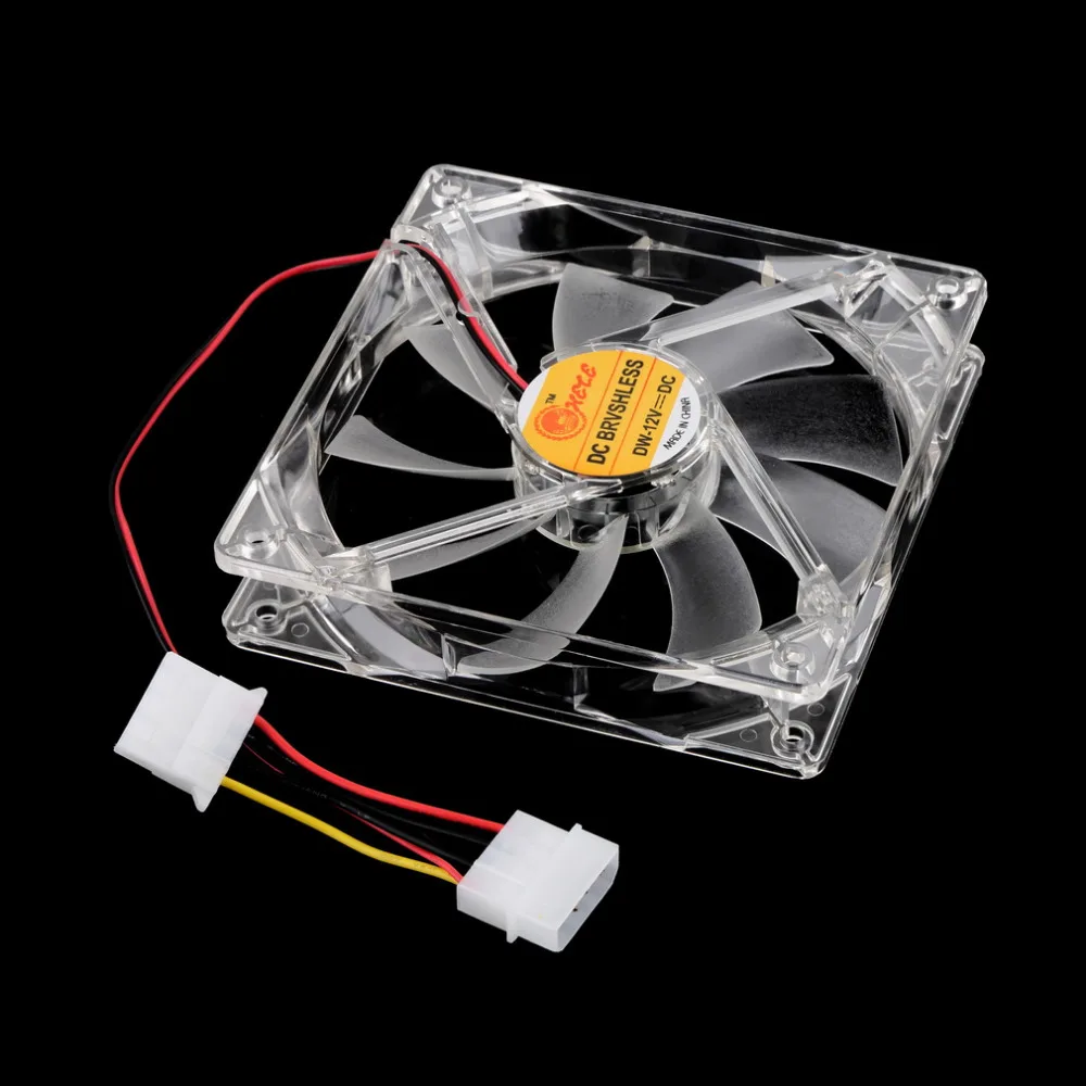 4 pin PC Case fan Sleeve Bearing Technology Fans 4 LED Blue for