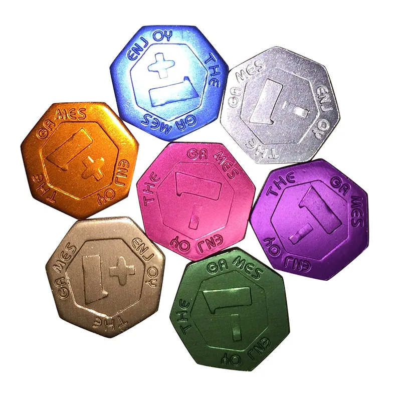 

+1/-1 Point Coin Dice Set for RPG Dungeons and Dragons MTG Board Game Point