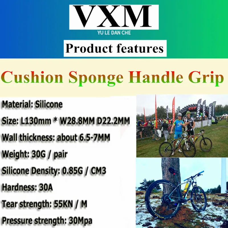 دراجة المقود girps vxm من كثافة عالية هلام السيليكا/رغوة الإسفنج mtb الدراجة القبضات xc/am خفيفة الوزن دراجة أجزاء