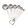 6Pcs Stainless Steel Measuring Spoon Set Baking Seasoning Cooking Kitchen Tool