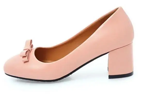 Zapatos Mujer Женские туфли лодочки на массивном каблуке Женская обувь высоком Sapato