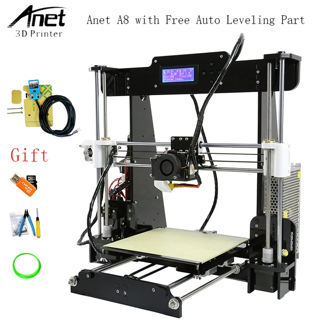 Special Offers Anet A8 Auto Leveling 3d Printer Upgraded Reprap i3 DIY 3D Printer Kit with Aluminum Heating Plate and Free SD Card Filament Special Offers Anet A8 Auto Leveling 3d Printer Upgraded Reprap i3 DIY 3D Printer Kit with Aluminum Heating Plate and Free SD Card Filament