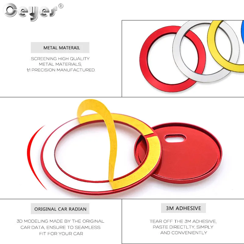 Start Engine Button Ring for SUBARU (16)