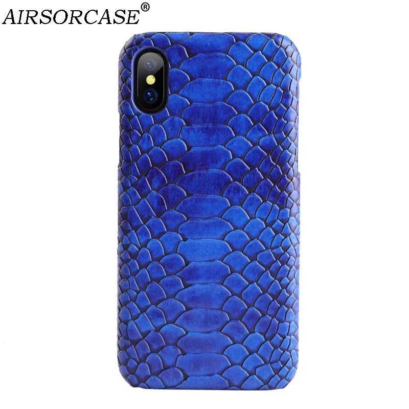 

Snake Texture PU Leather Phone Cover for Apple iPhone XS X 10 Case 5.8'' for iPhone X iPhone10 Case Back Cover Protective Shell