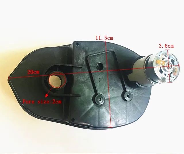 Scatola Ingranaggi Motore 12V 550 - 12000 RPM Per Veicoli Elettrici Bambini - Ricambio Passeggini E Macchinine - Foto 2