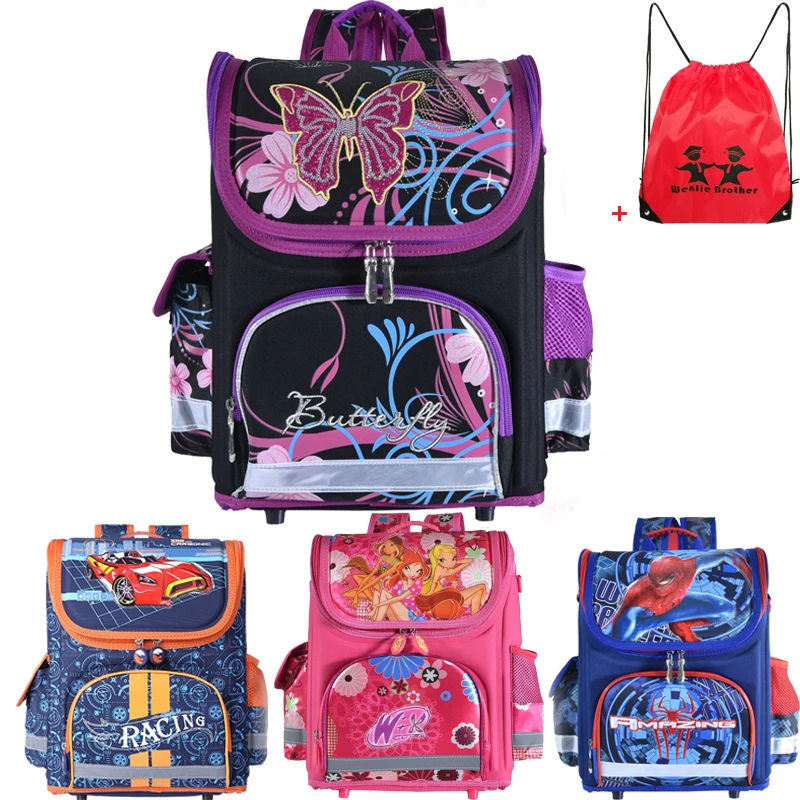 New Winx School Bag Orthopedic Girls Princess Children School Bags Sofia the First Monster High School Backpack Mochila Infantil