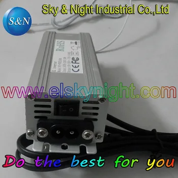 

220V Adjustable brightness/Flashing speed EL wire inverter-Steady on/Flashing/Off High quality