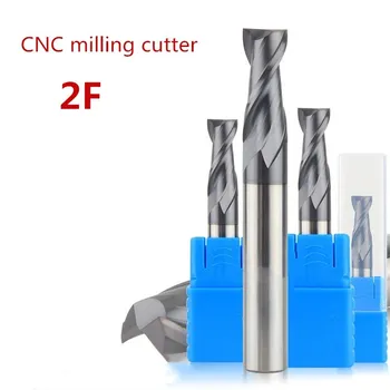 

End mill 50 degree 1MM-14MM 2 slot lengthening high strength tungsten steel milling cutter CNC carbide coated metal end mill