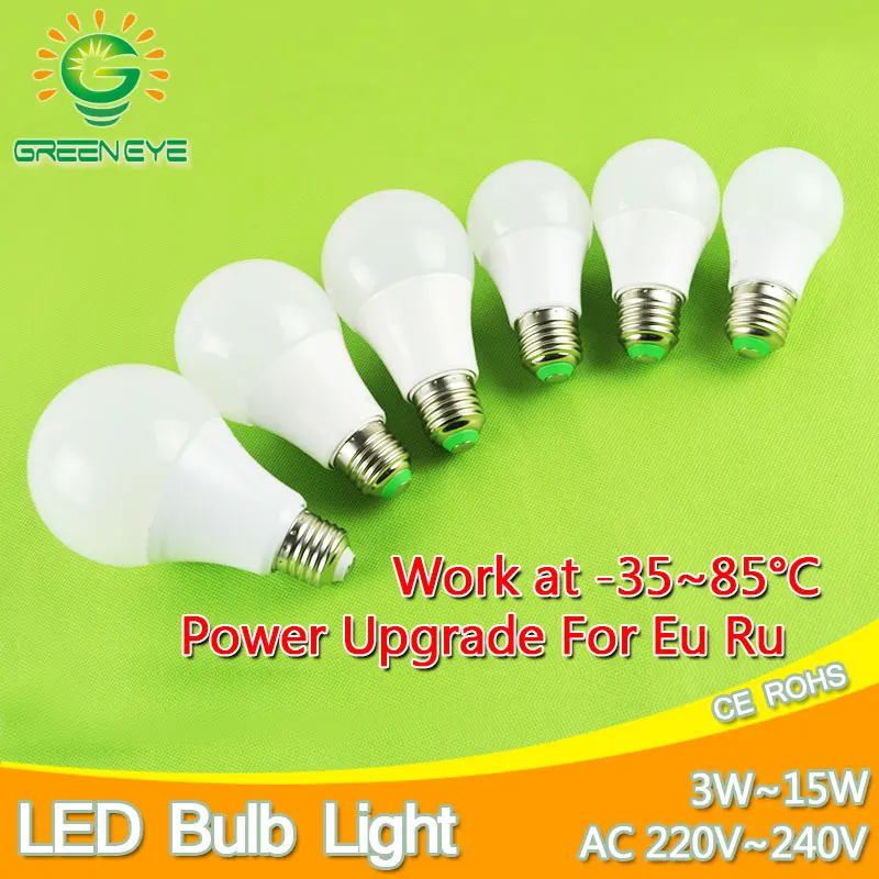 

Real Power LED Bulb E27 LED Lampada Ampoule Bombilla 3W 5W 7W 9W 12W 15W 18W LED Lamp 220V Cold/Warm White Led Light Spotlight