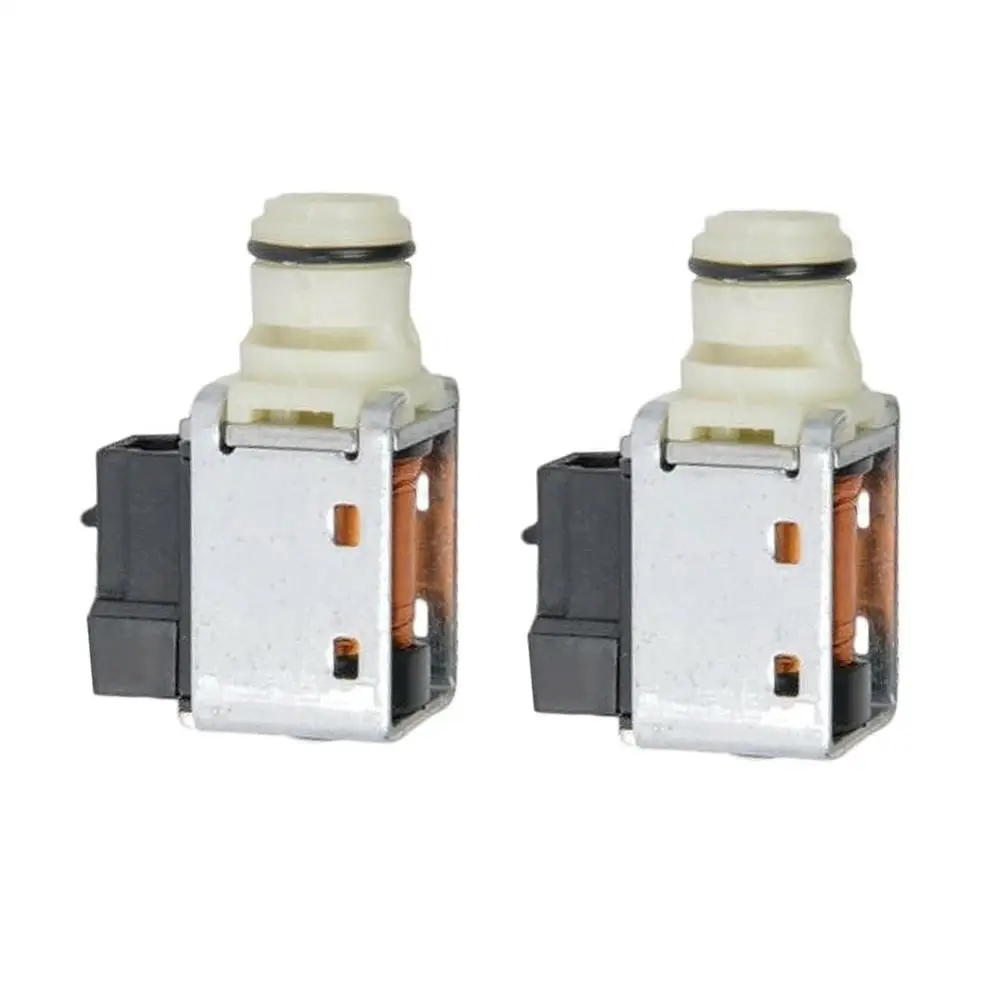 

4L60E Transmission Shift Solenoid Valve Set for GM Chevrolet Buick Transmission 1-2 2-3 A & B Shift Replace 24230298 OEM (2pcs)