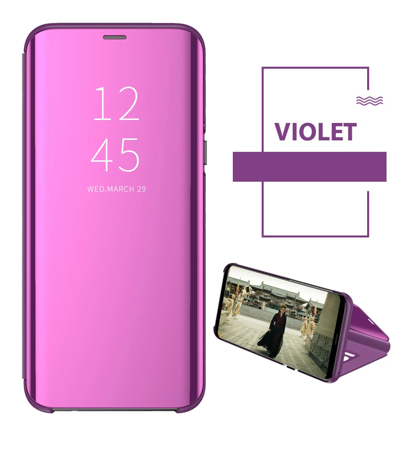 Чехол-подставка с умным чипом BoeYink для samsung Galaxy Note 9, 8, 5, S9 Plus, S8, S7 Edge, S6 Edge, S8, S9 Plus, прозрачный чехол