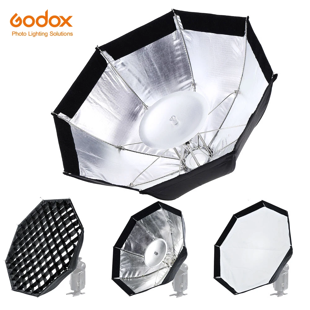 

Godox AD-S7 Multifunctional Soft Box Octagonal Honeycomb Grid Umbrella Softbox for WITSTRO Flash Speedlite AD200 AD180 AD360II