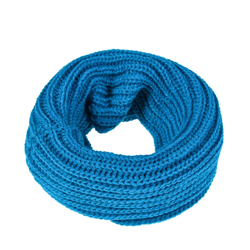 Soft Men Women Scarf Winter Warm Scarves Wrap Knitted Collar Circle Shawl Knitted Sleeves Couple Bib women scarf D20 (15)