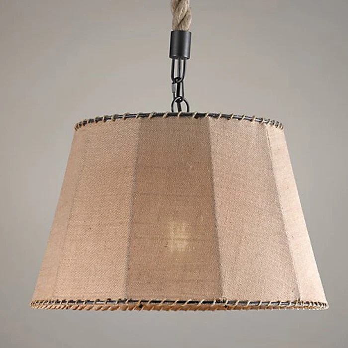 

linen pendant lamps European style retro coffee shop hotel clothing store decorative cloth decorative pendant light ZA92142