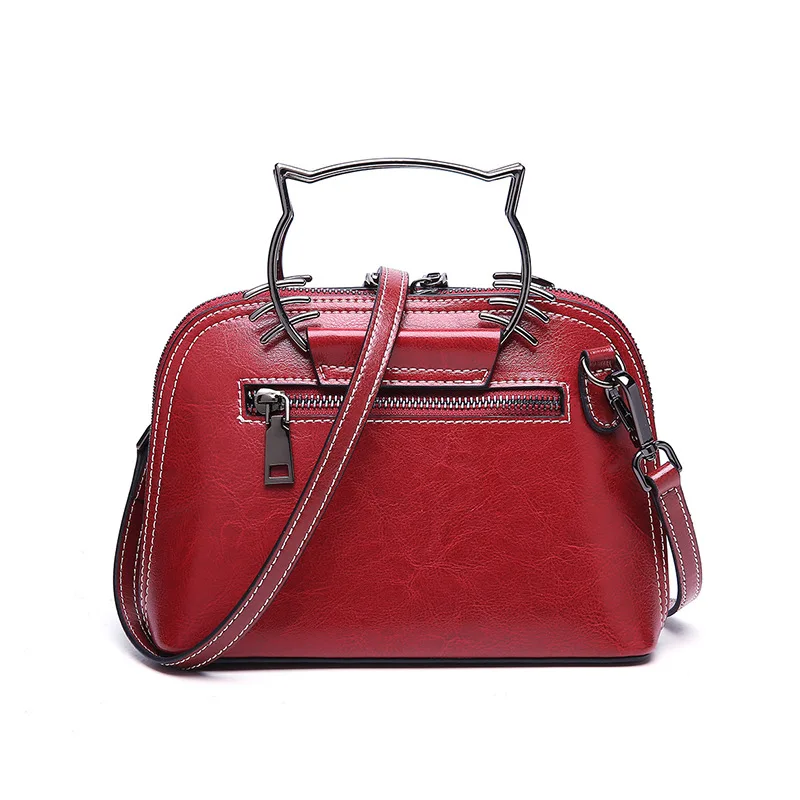 

Women Leather Cat-shaped Handle Crossbody Bags Famous Brand Female Purse Messenger Bags Ladies Handbags Bolsas Feminina