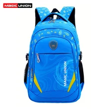 MAGIC UNION 2017 New Children School Bag Alleviate Burdens Unisex Kids Backpack Casual Bags Backpacks For