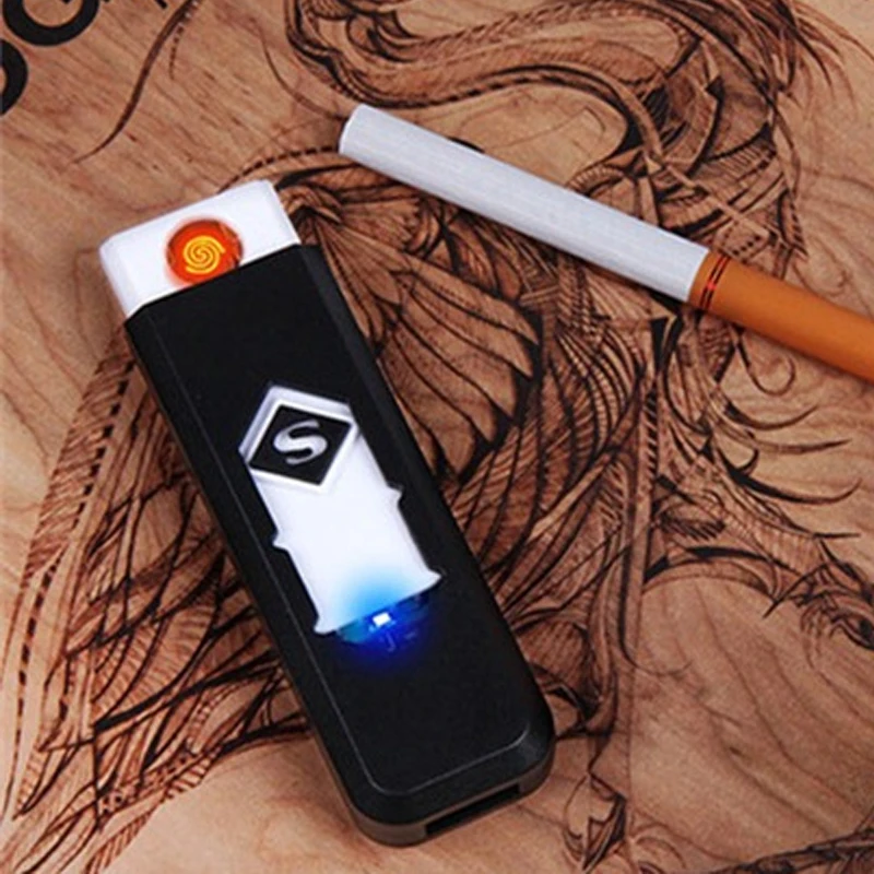EDC Outdoor Rechargeable USB Charging Lighter Windproof Flameless Electronic Electric Cigarette Smokeless Super Lighters
EDC Outdoor Rechargeable USB Charging Lighter Windproof Flameless Electronic Electric Cigarette Smokeless Super Lighters