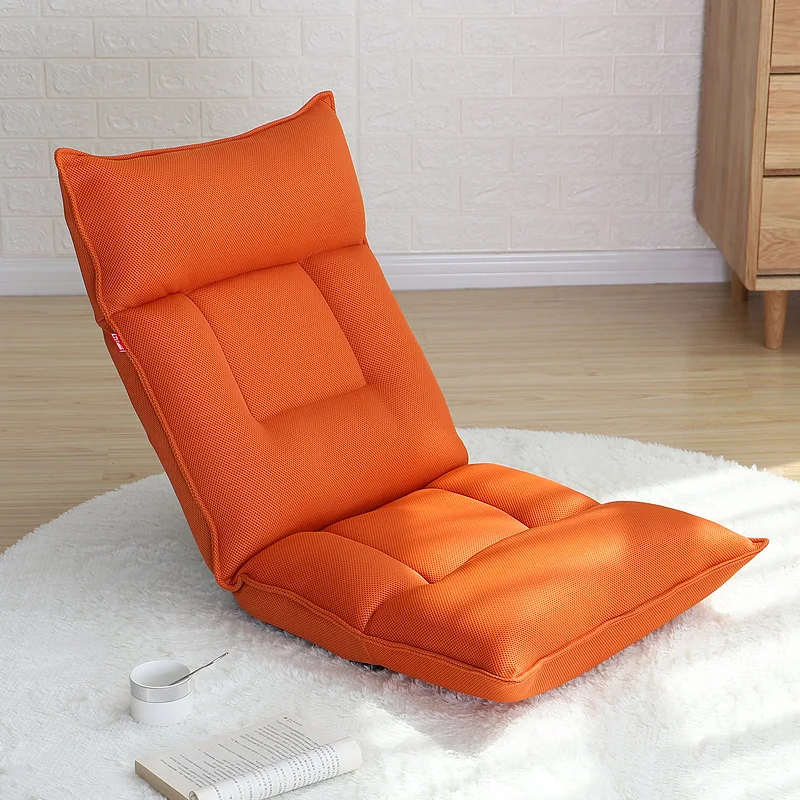  Floor Chair Folding Adjustable Gaming Couch with Backrest Lazy Lounge Sofa Bed Home Lunch Break Hom