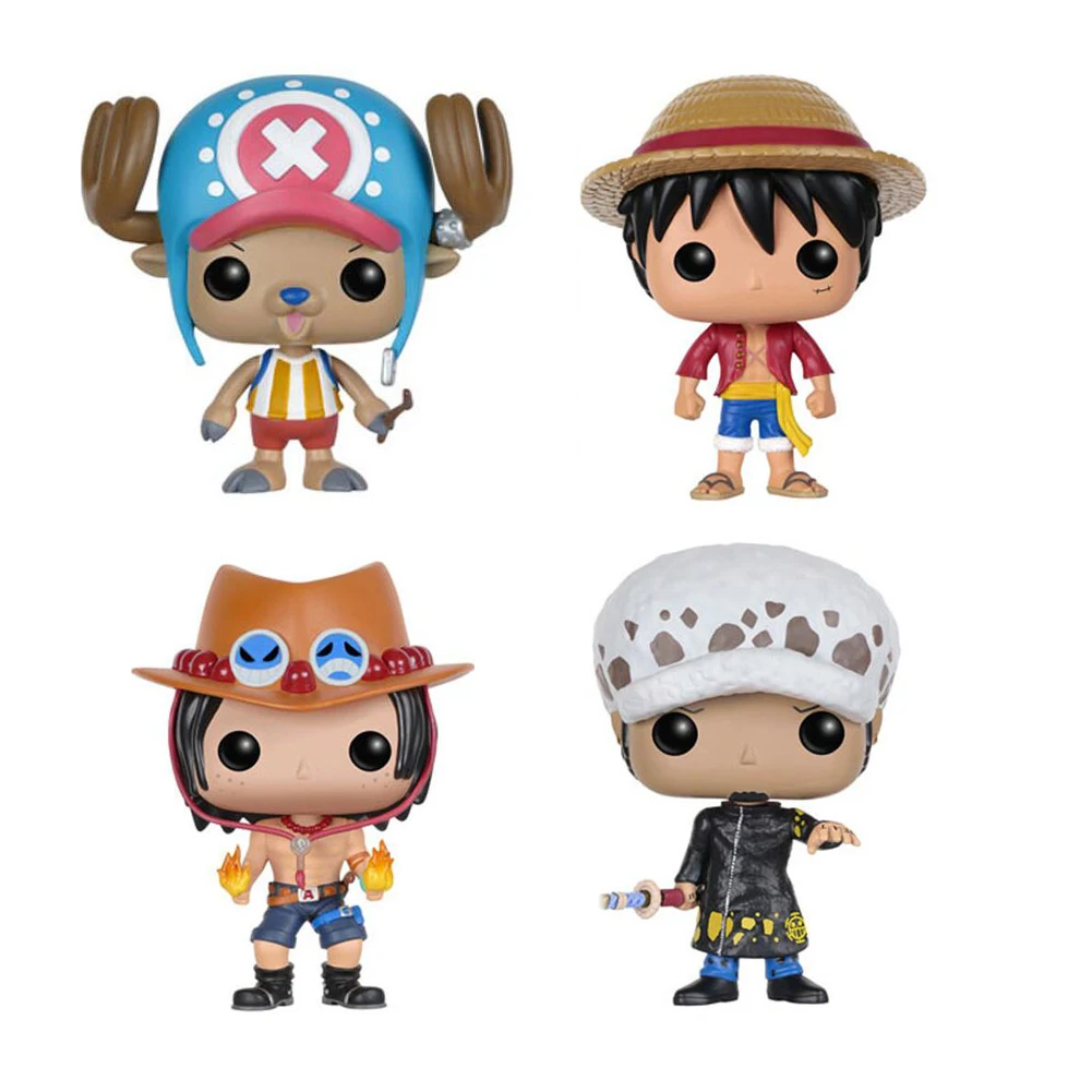 

Anime One Piece Luffy & Chopper & ACE & Law Figure Vinyl Doll Collection Toys