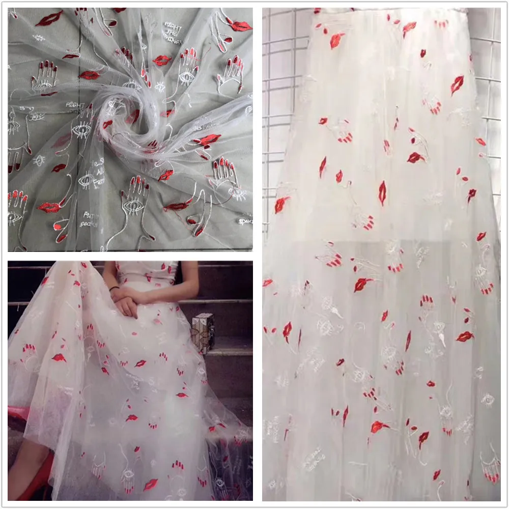 2019 New style French net lace fabric 3D flower African tulle mesh high quality nigerian | Дом и сад