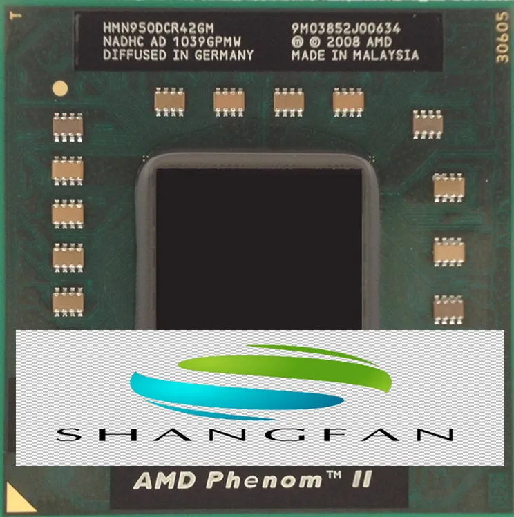 Процессор AMD Phenom, четырехъядерный процессор N950 N 950 HMN950DCR42GM 2,1 ГГц/2 м разъем S1 638 pin PGA компьютерный процессор