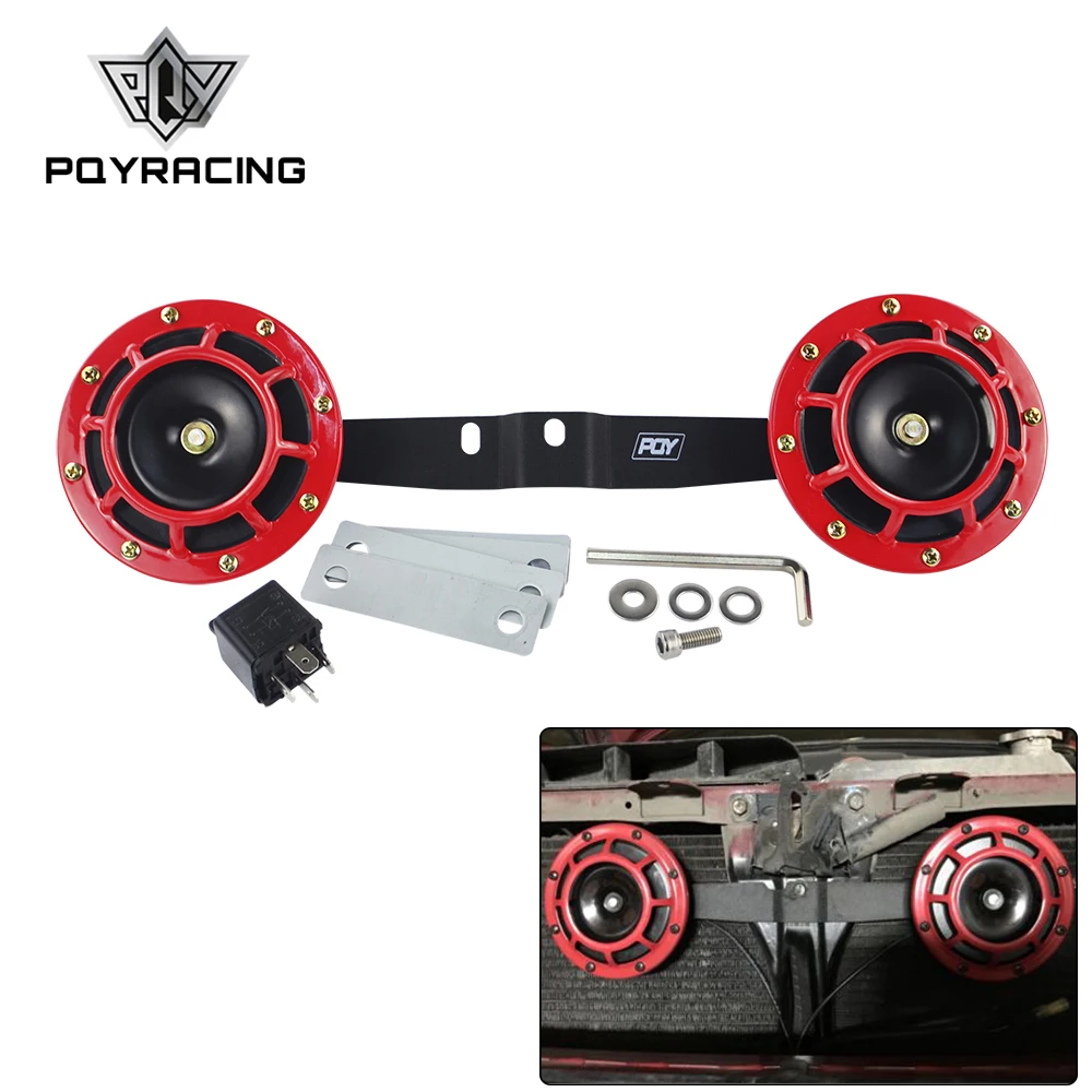 PQY-2 قطعة 12 v 115DB سوبر بصوت عال المدمجة الكهربائية الانفجار لهجة الهواء القرن كيت مع قوس ل دراجة نارية و سيارة LB31 + DHB01