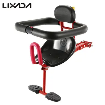 

Lixada Children Bicycle Seat Quick Release Seat Bike Saddle for Kids ciclismo Safety Seat with Armrest & Pedal for casco
