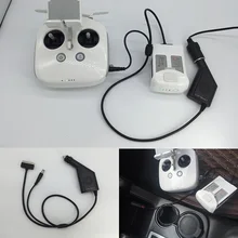 DJI Phantom 4 3 Интеллектуальный автомобиль Зарядное устройство 17.5 В 4A Phantom 3 Батарея автомобиля Зарядное устройство открытый зарядки аксессуары