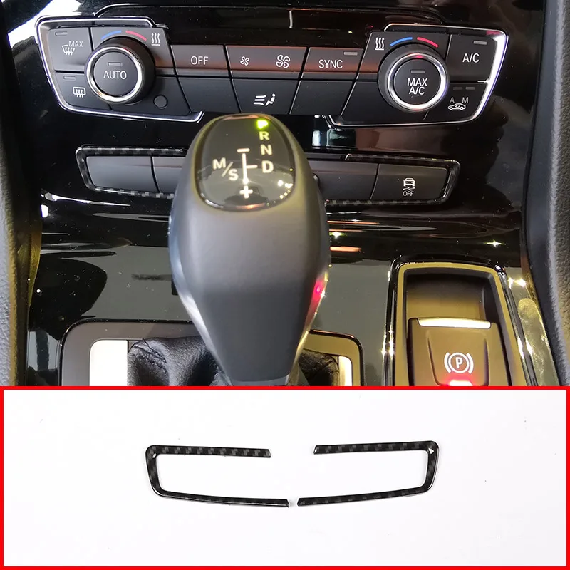 2pcs ABS Carbon Fiber Style Center Console Mode Button Frame For BMW 2 Series F45 F46 218i 2015 2017 Car Accessories|Interior Mouldings| - AliExpress