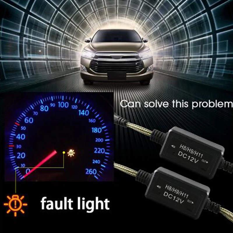 2 Шт Автомобильные светодиоды Canbus декодер для H4 H7 H10 H11 9005 HB3 9006 HB4 H1 H3 h8 h9 9012 HIR2 фар автомобильный сигнальный подавитель ошибок