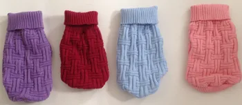 

Free shippingLovely Puppy Pet Cat Dog Sweater Fashion dog clothes Knitted Coat Apparel Clothes for dogs pets teddy 30pcs/lot