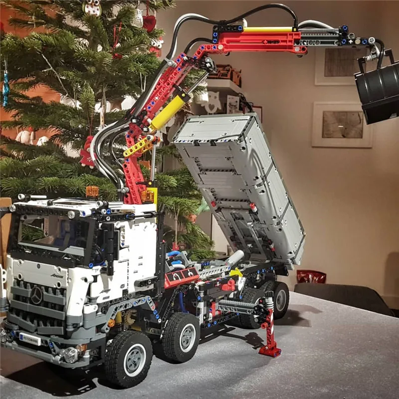 Pаспродажа 90005, 3245 шт., серия Technic Arocs 3245, набор строительных блоков для грузовиков, развивающие игрушки для детей, совместимы с 20005 42043