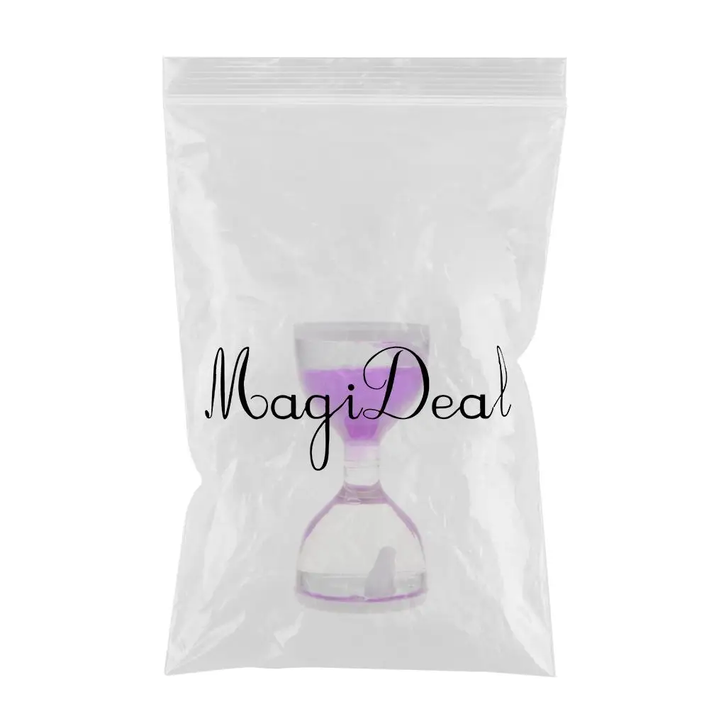 Dolphin Liquid Motion Bubbler Timers, Oil Hourglass Sensory Relaxation Toy Visual Bubble for Office & Desk Decor Gifts Purple