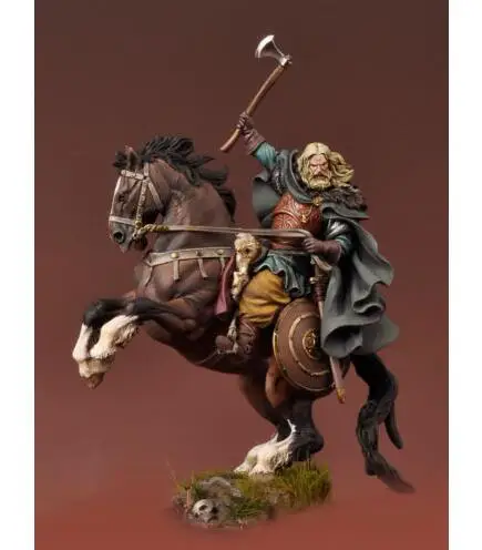 Details about   Painted Tin Soldier Viking Warrior from Estate Karl 54mm 1/32 Miniature 