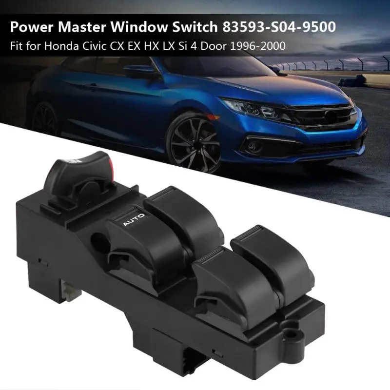 Автомобильный Электрический переключатель главного окна для Honda Civic CX EX HX LX Si 4