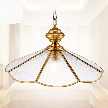 

pendant lamp all copper fashion Copper lamp hall lamp corridor GLASS pendant lights ZHZL313