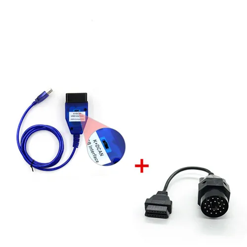 20 pin для BMW INPA K+ CAN K CAN INPA с чипом FT232RL с переключателем для BMW INPA K DCAN USB интерфейсный кабель - Цвет: INPA with S 20Pin