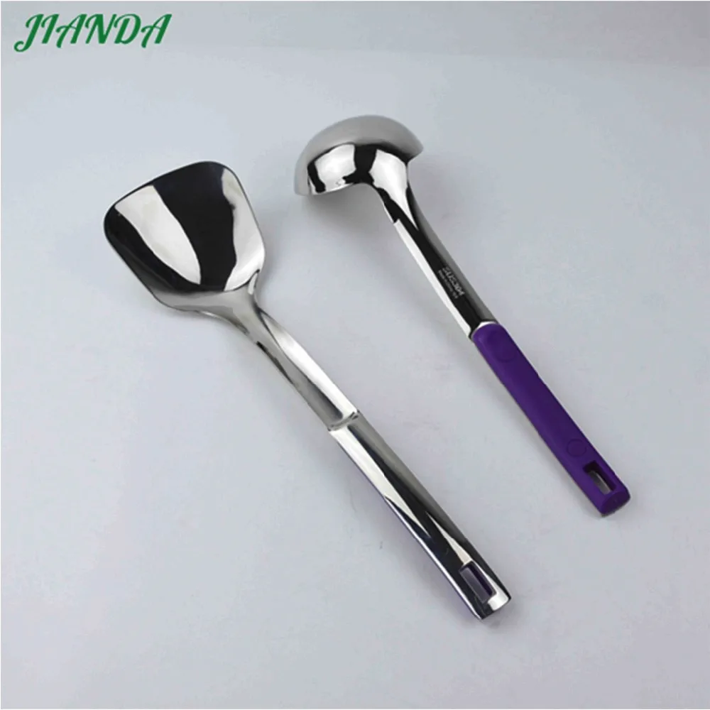 304 Stainless Steel soup Ladle and Turners Spatula Kitchen Serving & Skimming spoon good quality Kitchen cooking tools 304 Stainless Steel soup Ladle and Turners Spatula Kitchen Serving & Skimming spoon good quality Kitchen cooking tools