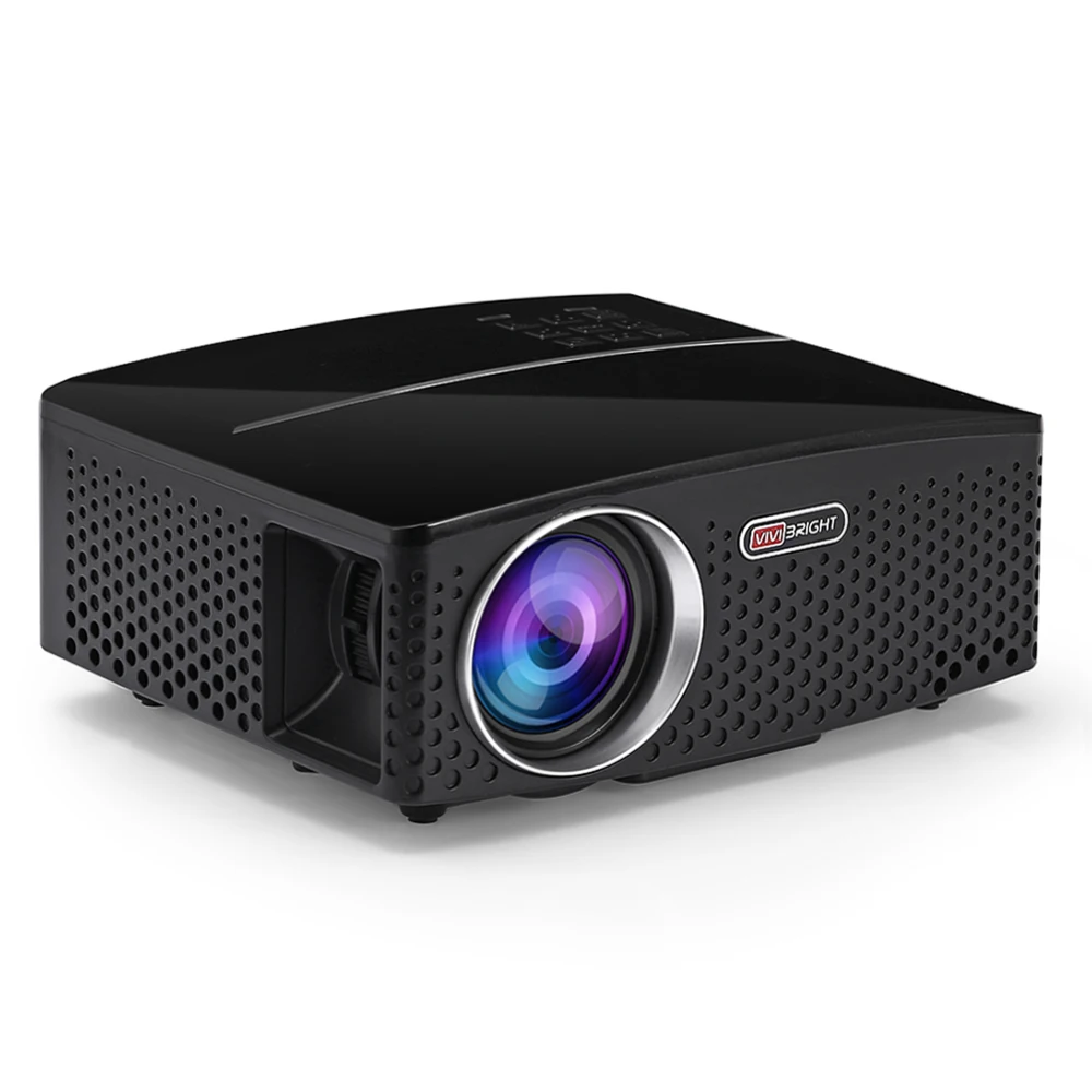 VIVIBRIGHT GP80 LED 1800 люмен HD мини портативный проектор для домашнего кинотеатра Supprot 1080P