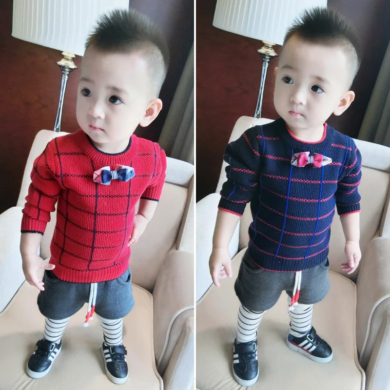 2018 Autumn New 0 5Yrs Baby Kids Knitted Woolen Sweater Children's