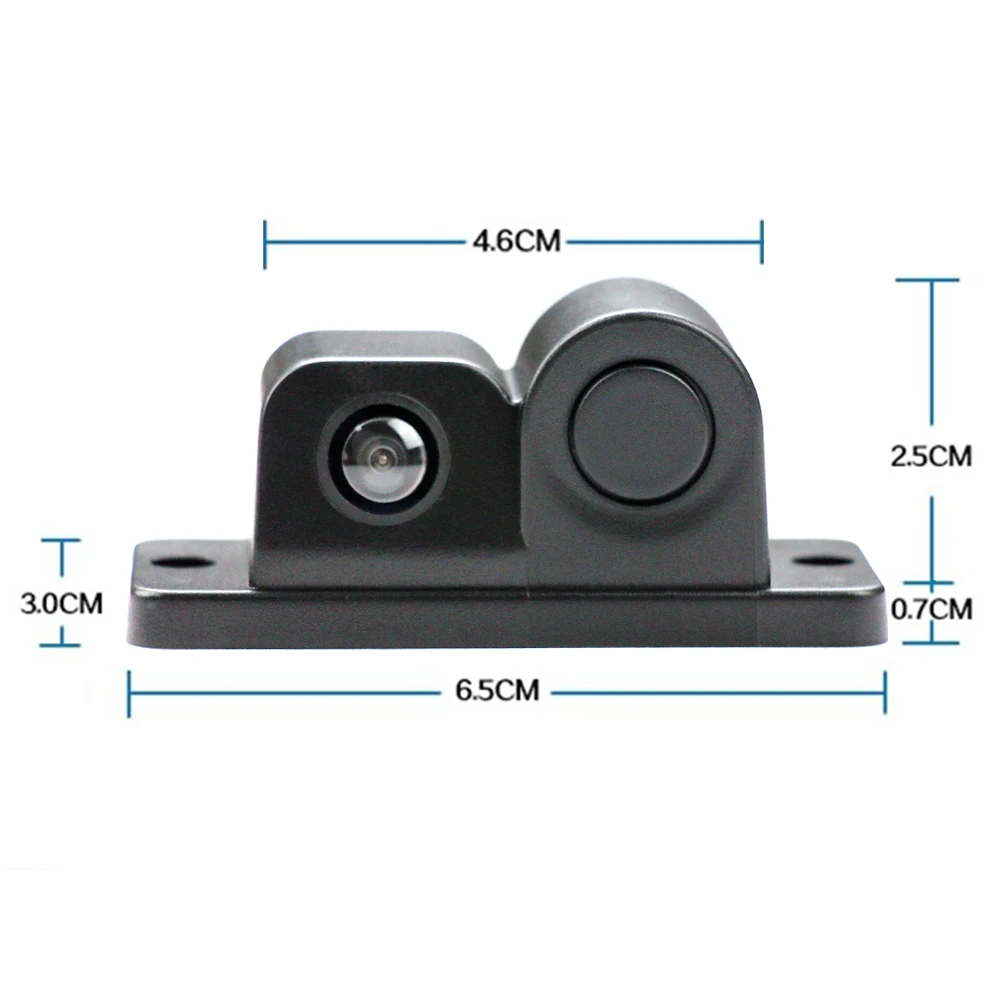 2018 Parktronic Eunavi 2 In 1 Car Parking Sensors Rear View Backup Camera Universal High Clear Night For Vision Reversing Radar