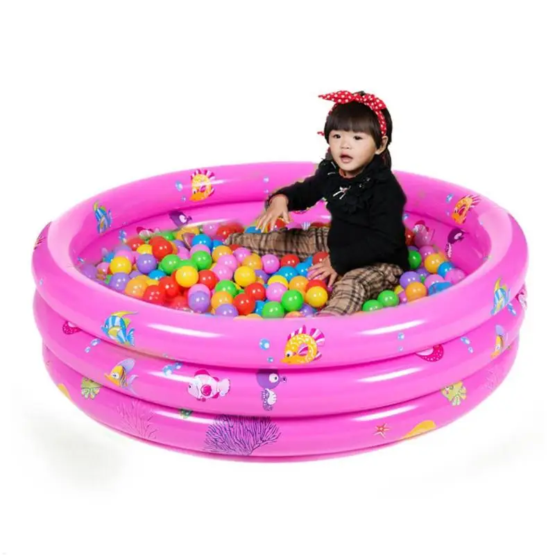 Trinuclear Inflatable Baby Swimming Pool Piscina Portable Outdoor Bathtub /KT 