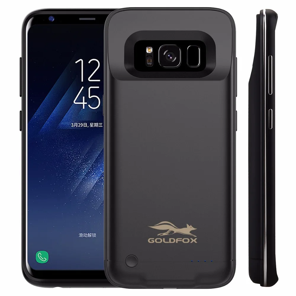 

4200mAh Ultra Thin Phone Battery Charger Case For Samsung Galaxy S8 Phone Charging Case External Power Bank Cover Case
