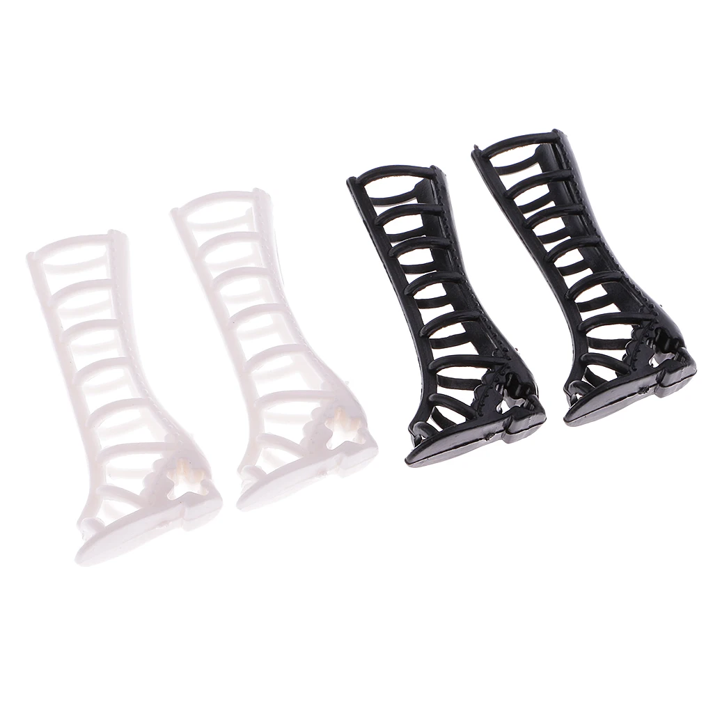 6 pcs Fashion Clothes for Doll Dress Up Two Pairs of Shoes High Sandal Beach Cap Hat Bags Costumes Accessories