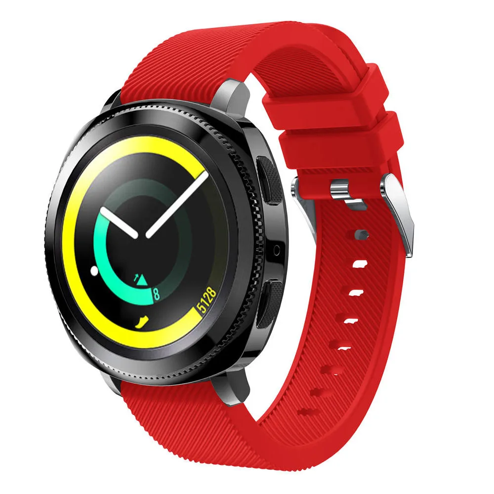 Bracelet de rechange en silicone pour Samsung Gear dehors, 20mm, léger, à la mode, nouveau