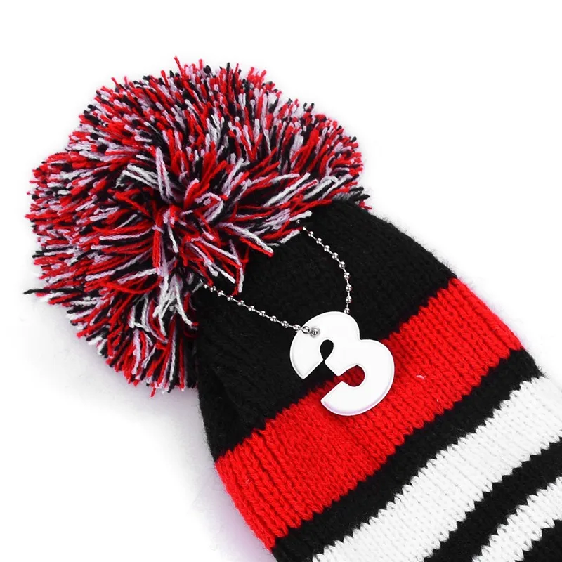 3 قطعة حك جولف رئيس يغطي محبوك أغطية رأس نادي الغولف مجموعة سائق Headcovers الخشب في الهواء الطلق نادي الغولف صنع منتجات 3 قطعة حك جولف رئيس يغطي محبوك أغطية رأس نادي الغولف مجموعة سائق Headcovers الخشب في الهواء الطلق نادي الغولف صنع منتجات